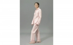 Nocturne Pajama Set, Small - Pink & Scarlet