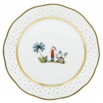 Asian Garden Dinner Plate, Motif #2 10.5\ Diameter