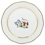 Asian Garden Dinner Plate, Motif #4 10.5\ Diameter