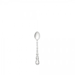 Strasbourg Sterling Iced Berverage Spoon Specifically designed spoon for use with tall glasses.

Flowing scrollwork follows the gently curved handles of this magnificent pattern inspired by the rococo style of design favoring shell-like curves prevailing in 18th Century France. Named for the French hamlet near the border of Germany, this intricate pattern displays rococo exuberance with hints of lively German Baroque opulence. The finely carved details along the edge highlight a smooth central panel, and culminate in a subtle shell near the tip. This design, introduced in 1897, will enliven traditional table settings for everyday meals and when entertaining.

Polish your sterling silver once or twice a year, whether or not it has been used regularly. Hand wash and dry immediately with a chamois or soft cotton cloth to avoid spotting.
