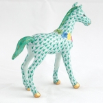 Foal With Flowers - Green