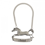 Horse Stride Decanter Label - Scotch 3\ Wide x 1.75\ Height
Pewter