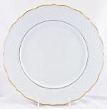 Empire White & Gold Service Plate