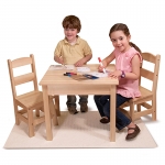 Wood Table & Chair Set