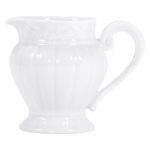 Louvre Small Creamer 5 oz 5 Ounces

Made in Limoges, France 

Care & Use: Dishwasher & Microwave safe