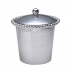 String of Pearls Covered Ice Bucket 8\ Diameter x 7\ Height

100\ Recycled Sandcast Aluminum







