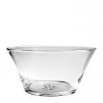 Nantucket Medium Bowl 9 3/4\ Dimensions: 5½″ x 9¾″

Capacity: 110 ounces
Materials: Glass

Care & Use:
Clean with glass cleaner and a soft cloth.
Extinguish tapers and pillar candles when flame reaches two inches above the base.
Never leave burning candles unattended.
Do not expose glass to extreme heat changes, such as placing in the freezer. A shock in temperature can cause fractures.
