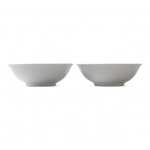 White Fluted Cereal Bowl, Set of Two