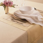 Festival White Placemats, Set of Four 