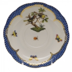 Rothschild Bird Blue Border Tea Cup Saucer - Motif #11 