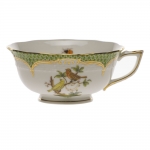 Rothschild Bird Green Border Tea Cup - Motif #6 