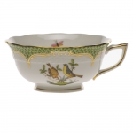 Rothschild Bird Green Border Tea Cup - Motif #7 