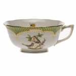 Rothschild Bird Green Border Tea Cup - Motif #8 