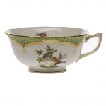 Rothschild Bird Green Border Tea Cup - Motif #10 
