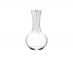 Performance Decanter, 34 Ounces The machine-made Decanter distinguishes by an elegant and complex design. RIEDEL whole-heartedly believes all wines - young and old, red, white or sparkling - can be enhanced by decanting.