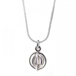 Solstice Pendant Necklace 1.5\
Sterling Silver
24\ Wheat Chain
Handcrafted by local artist Dennis Meade

As each piece is handmade, personalize this item. Contact us for pricing and availability.
