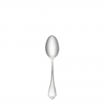 Old Newbury Sterling Teaspoon The understated affluence of Boston\'s acclaimed Newbury Street is evident in the delicate styling of this classic flatware introduced in 1900. Unpretentious elegance at its best, the finely carved border features subtle beading surrounding a smooth raised central panel, offering three-dimensional appeal that offsets the graceful carving at the tip and neck. This popular design will enhance any style dcor from traditional to contemporary, and will become your favorite flatware for every dining occasion.

Polish your sterling silver once or twice a year, whether or not it has been used regularly. Hand wash and dry immediately with a chamois or soft cotton cloth to avoid spotting.