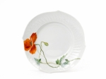 Wild Poppy Bread and Butter Plate This beautifully-detailed red poppy is a fabulous addition to the elegant Waves pattern. 