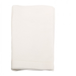 Classico White Luncheon Napkin Classico is Sferra\'s finest linen, woven with a border of delicate, refined hemstitching. Each thread is drawn by hand creating heirloom table linens to last for generations.