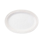 Le Panier Whitewash 17\ Platter 17\Length, 12\Width, 1.5\Height
Ceramic Stoneware
Made in Portugal
Oven, Microwave, Dishwasher, and Freezer Safe.