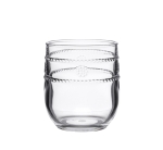 Al Fresco Isabella Acrylic Tumbler 4\ H x 3.5\ W
8 oz

Made of Acrylic, BPA free
Use & Care:  Dishwasher safe, top shelf recommended; not oven, microwave or freezer safe
Not suitable for hot contents