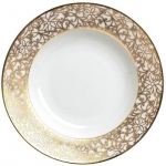 Salamanque Gold French Rim Soup Plate 