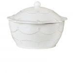 Berry & Thread Whitewash Small Covered Casserole  8\ Width x 4\ Height
2 Quarts