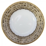 Syracuse Taupe French Rim Soup Plate 